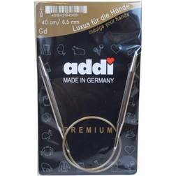 Addi Circular Knitting Needle, Aluminium, Silver, 6,5 mm