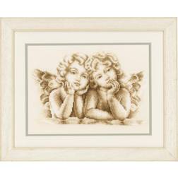 Vervaco Vervaco Dreaming Angels Counted Cross Stitch, Multi-Colour