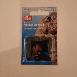 Prym Fur Hooks and Eyes Black Covered