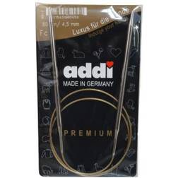 Addi Circular Knitting Needle, Metal, 4.5