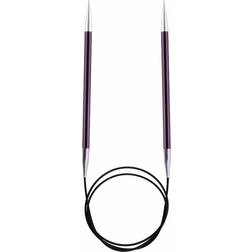 Knitpro Zing Rundpinde Aluminium 120cm 6,00mm 47.2in US10 Purple Vel