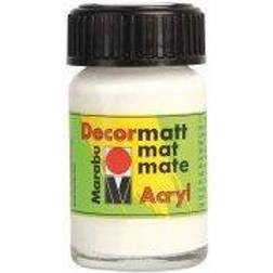 Marabu Decormatt 15ml 070 hvid