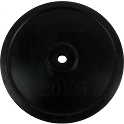 Tunturi Rubber Plate 20.0kg. Single nero nero
