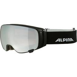 Alpina Double Jack Mag Q Lite Ski Goggles CAT1-3 Black Matt