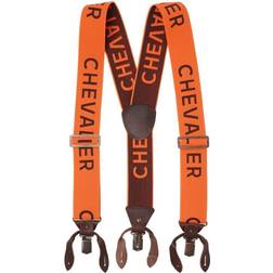 Chevalier Logo Suspenders Brown