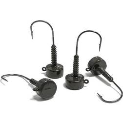 Lunker City Ned Head Black (3-pack) 10gr, 2/0