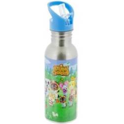 Paladone Animal Crossing Metal W Straw Vattenflaska 0.5L