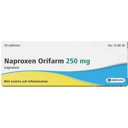 Naproxen Orifarm 250mg 20 st Tablett