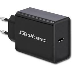 Qoltec 50132 Chargeur secteur type C 30 W, 5-20 V 1,5-3 A