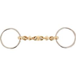 Br Punta singola per cavallo in acciaio inox massiccio Equitation Waterford Bronze