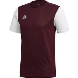 Adidas Estro 19 Short Sleeve Jersey - Maroon/White