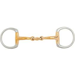 Br Mors olive pour cheval double brisure Equitation Argenté