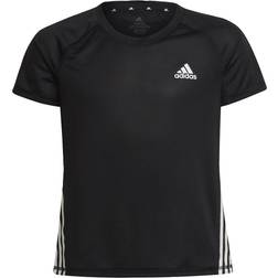 Adidas Aeroready Training 3-Stripes T-shirt Kids - Black/White