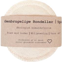 Pargaard Genanvendelige Rondeller Naturhvid (5 stk)