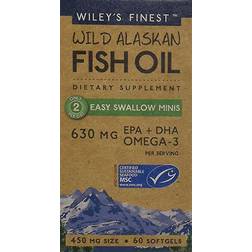 Wiley's Finest Wiley's Finest Fish Oil Easy Swallow Minis 60 Capsules
