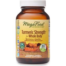 MegaFood Turmeric Strength for Whole Body 120 Tablets