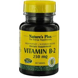 Nature's Plus Vitamin B-2 250 mg 60 Tablets 60 st