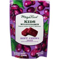 MegaFood Kids Multivitamin Soft Chews Grape 30 Soft Chews