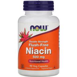 Now Foods Niacin Flush-Free 500 mg 90 Veg Capsules