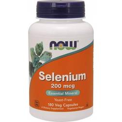 Now Foods Selenium, 200mcg 180 vcaps 180 stk