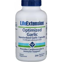 Life Extension Optimized Garlic 200 Vegetarian Capsules