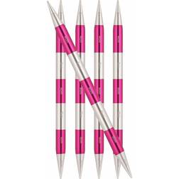 Knitpro SmartStix Strømpepinde Aluminium 14cm Pink 2,50mm