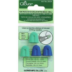 Clover Circular Knitting Needles Point Protectors Sm, Multi-Colour, Small