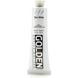 Golden Heavy Body Acrylics zinc white 2 oz