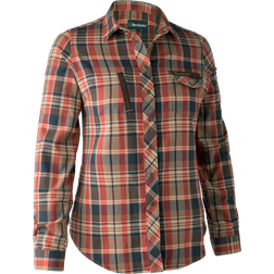 Deerhunter Lady Athena Shirt Orange Check 48