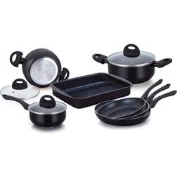 Herzberg HG-9016BLK Set mit Klappe 10 teile