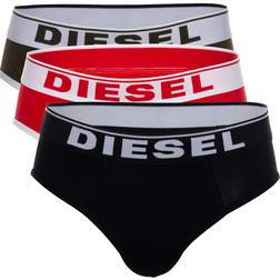 Diesel Fresh & Bright Briefs - Black/Red