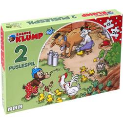 Barbo Toys Rasmus Klump On The Farm 2 Puzzles 36 Pieces