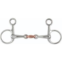 Shires Copper Lozenge Hanging Cheek Snaffle