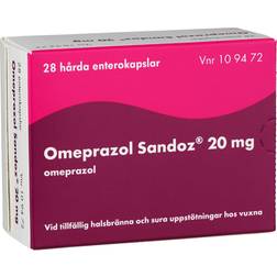 Omeprazol Sandoz 20mg 28 st Kapsel