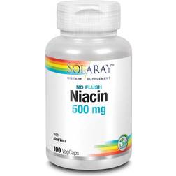 Solaray No Flush Niacin 500mg 100 Stk.