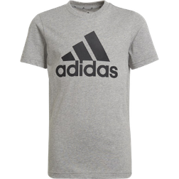 adidas T-shirt Essentials - Medium Grey Heather/Black