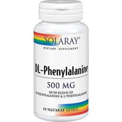 Solaray DLPA DL-Phenylalanine 500mg 60 pcs