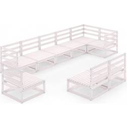 vidaXL 3075635 Loungesæt, borde inkl. 9 sofaer