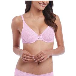 Wacoal Halo Lace Underwire Bra - Sweet Pink