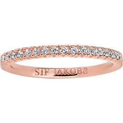 Sif Jakobs Ellera Ring - Rose Gold/Transparent