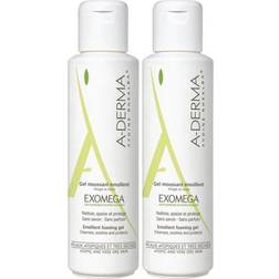 A-Derma Exomega Gel Moussant 2x500ml One Size