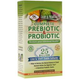 Olympian Labs Complete Prebiotic & Probiotic 25 billion 30 Vegetarian Capsules