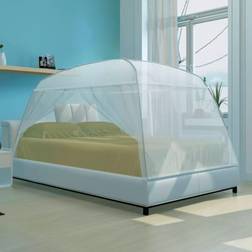 vidaXL Mosquitera Blanca Con 2 Puertas Neto Mongolia 200 X 180 X 150 Cm