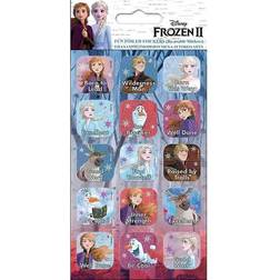 Disney Frozen 2 Frost 2, 15x Klistermärken Multifärg