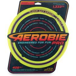 Spin Master Aerobie Pro Ring, disco volador para exteriores, 35,6 cm, amarillo, Juego de destreza