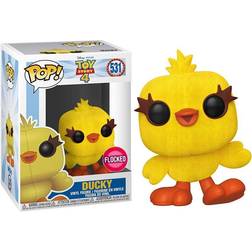 Funko Figurine POP Disney Toy Story 4 Ducky Flocked Exclusive