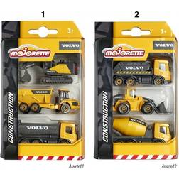 Majorette Simba Leksaker Cars Bilar VOLVO Construction 3-Pack Välj! 2.3-Pack Blandare