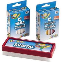 Artkids Artkids 2x12 kridt svamp
