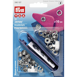 Prym Druckknöpfe Jersey Ring silber 10mm 10 Stück