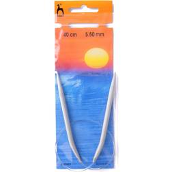 Pony Classic 40cm Fixed Circular Knitting Needles 5.50mm (P47612)